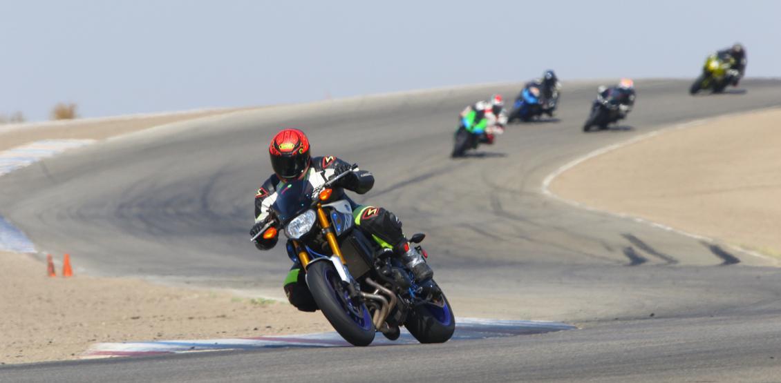 Motorcycle on Track