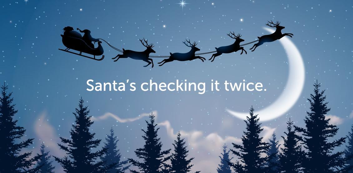 Santa's Checking It Twice