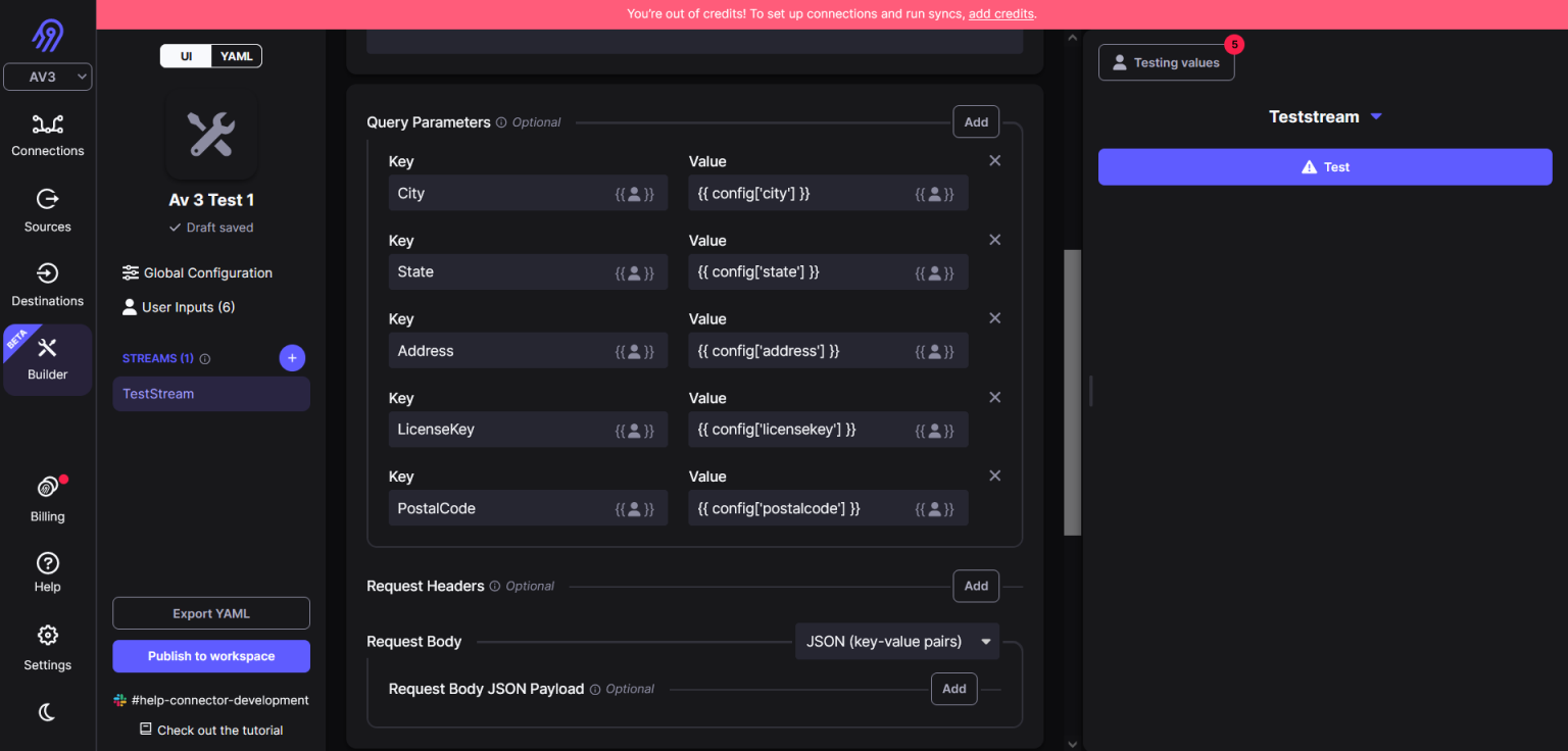 Airbyte Mapping Script Leveraging Airbyte to Connect to Address Validation – US
