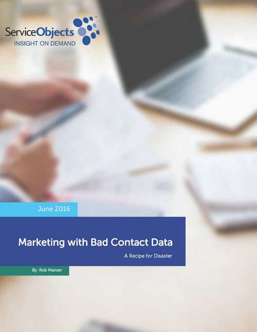 Marketing with Bad Contact Data